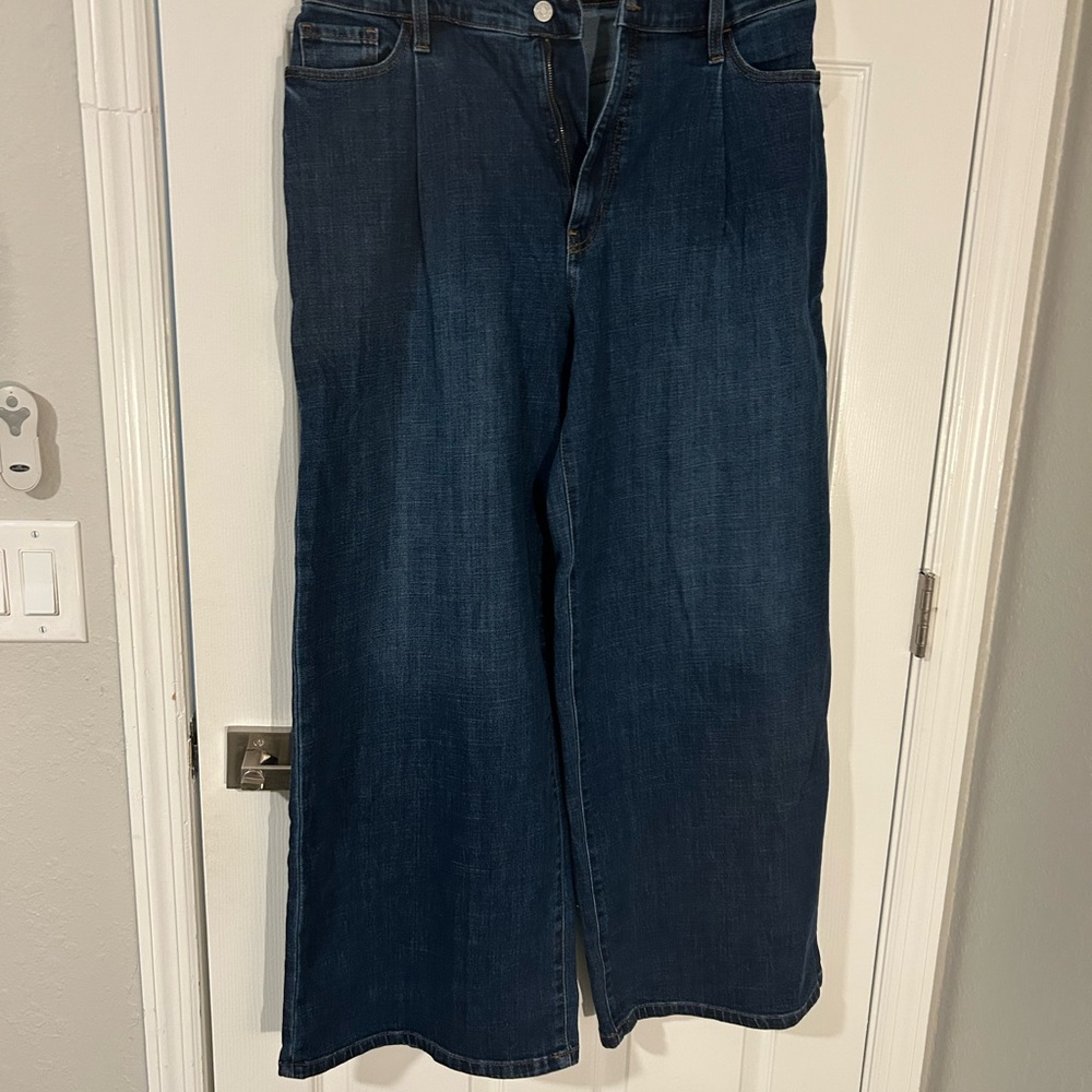 Banana Republic Dark Blue Wide Leg Jeans NWT